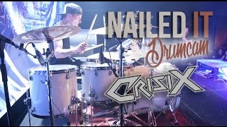 CRISIX – Journey Through The Fire [LIVE DRUMCAM]