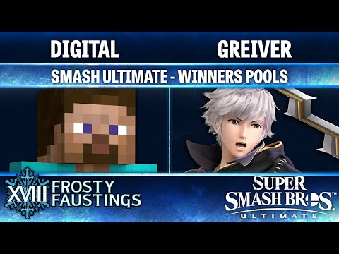 Frosty Faustings XVIII WINNERS POOLS - Digital (Steve) vs Greiver (Robin) - Smash Ultimate