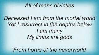 Aeternus - Litany Of Ra Lyrics