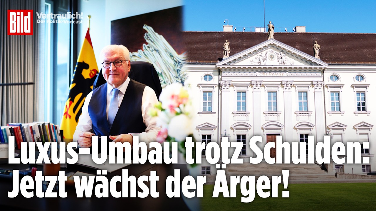 Milliarden-Sanierung von Schloss Bellevue: „Das passt nicht in die Zeit“| Vertraulich-Clips