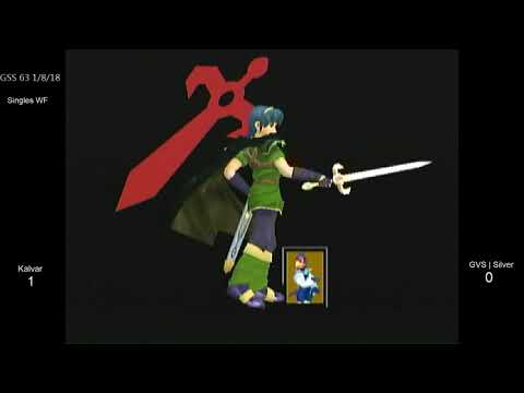 GSS 63 SSBM - Kalvar (Marth) vs. GVS | Silver Alloy (Falco) - Melee WF