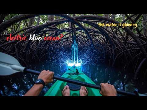 bio luminescent kayaking florida 2026 witnessing the electric blue waves in hidden mangrove tunnels