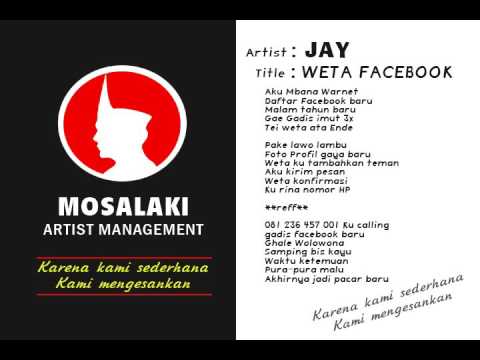 JAY - WETA FACEBOOK - Mosalaki Studio - Lagu Joget Daerah Flores - Ende Lio terbaru 2016