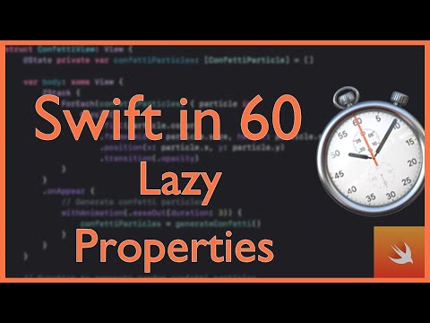 Lazy Properties | Swift in 60 | Swift Basics Explained