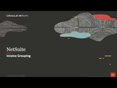 NetSuite Invoice Grouping