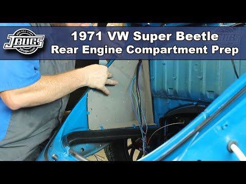 JBugs - 1971 VW Super Beetle - Rear Engine Compartment Prep