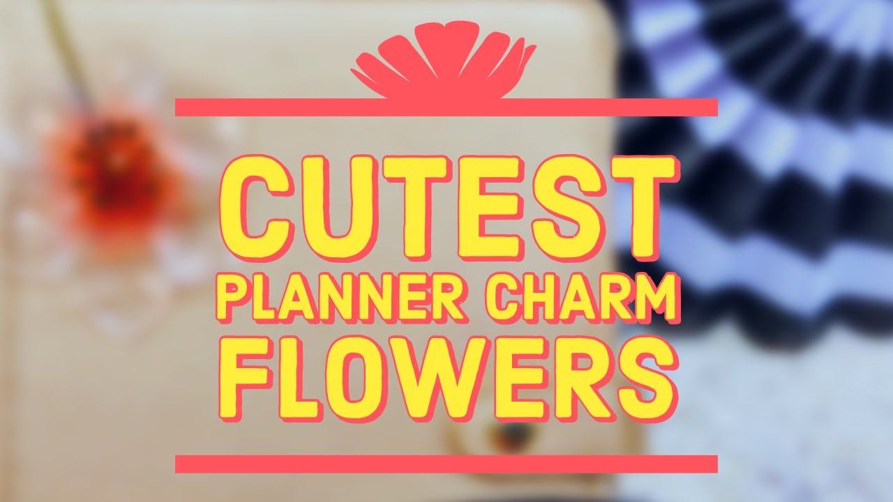 Making Flower Planner Charms w/ Shrink Plastic