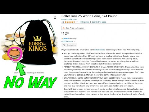 Are $13 AMAZON World Coin GRAB BAGS Worth it?