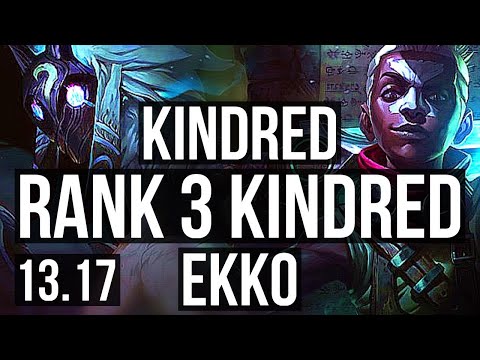 KINDRED vs EKKO (JNG) | Rank 3 Kindred, 7/1/7 | JP Challenger | 13.17