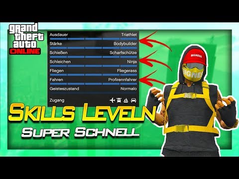Schnell Skills und Fähigkeiten Leveln | Gta 5 Online | IRabbix