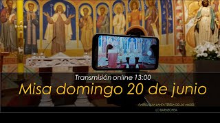 Misa domingo 20 de junio