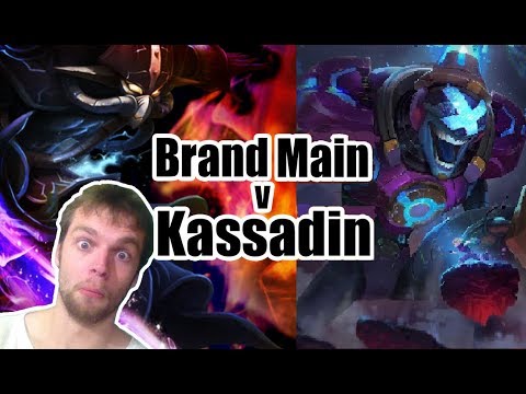 Diamond Battle boss brand main Vs Kassadin - Live commentary gameplay new skin - season 7 lol
