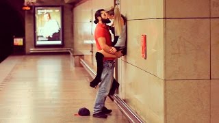 KISSING GIRLS in the SUBWAY! Social Experiment