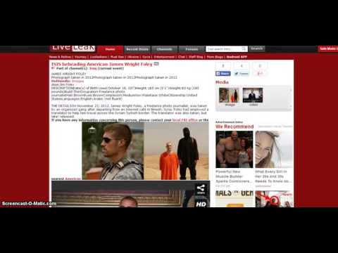 ISIS Behead James Wright Foley GRAPHIC 18+