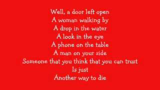 Alicia Keys and Jack White -  Another Way To Die [Lyrics]