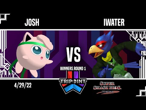 Tripoint Smash 141 - Winners Round 1 - Josh(Jigglypuff) Vs. iWater(Falco)