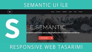 SEMANTIC UI: Responsive Web Tasarımı - Ders 6: Nested Grid, Fluid, Tablet, Mobil