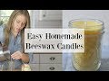 How to Make Beeswax Candles | Easy DIY Tutorial