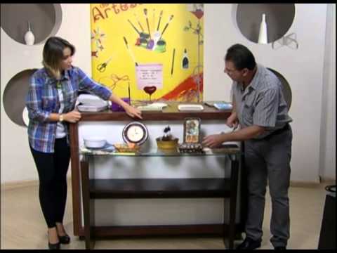 Mulher.com 18/01/2013 Silvio Santos Souza -- Bandeja de isopor decorada (material reciclado) 2/2