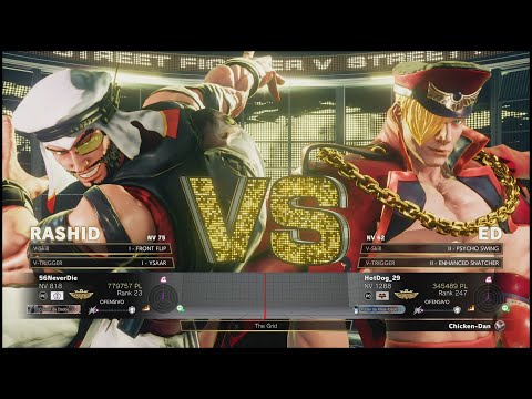 SFV Champion Edition 🔥 Oil King (RASHID) Vs HotDog_29 (ED) 🔥 Online Match's 01-28-2023