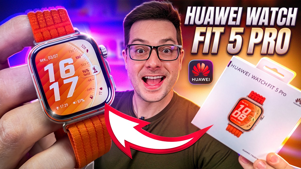 Huawei Watch Fit 5 Pro: O MELHOR da CATEGORIA?! | Review COMPLETO!