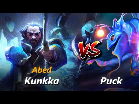 How to Kunkka mid vs Puck (feat. Abed) | First 10 minutes