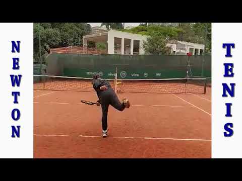 Saque com efeito, quer aprender? Newton Tênis