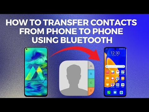 How to transfer contacts from android phone to another using Bluetooth #contacts