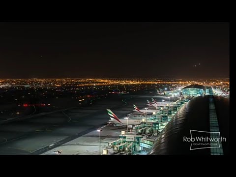 Dubai Airport Baggage Handling in her workings in 4k -Dubai Flow motion Extended