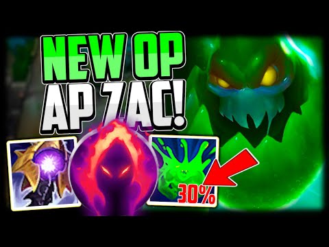 Full AP Zac W is doing 30%+ Max health damage! | AP Zac Guide Season 11 League of Legends