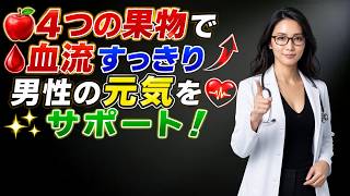 🍎60歳からの男性健康｜血のめぐりを支える4つの果物