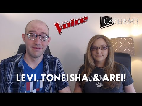 The Voice reaction! Levi Watkins, Arei Moon, Toneisha Harris from episode 2