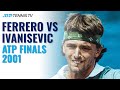 Juan Carlos Ferrero vs Goran Ivanisevic Intriguing Battle | ATP Tour Finals 2001
