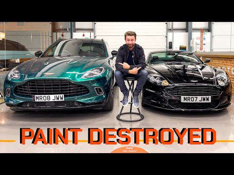 RE-PAINTING My Aston Martin DBS With VALKYRIE Paint!