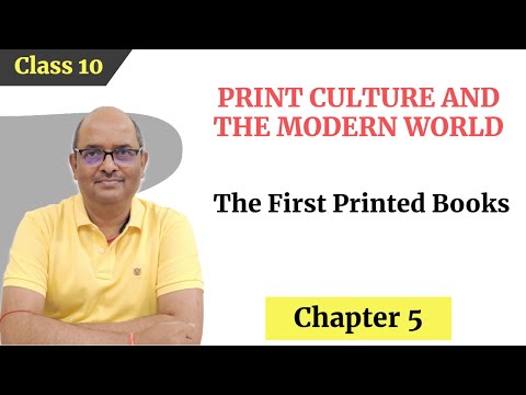 The First Printed Books| Print Culture and the Modern World| Class10| History