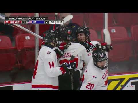 2025 U-17 World Challenge Highlights - Canada White vs USA, Semifinal