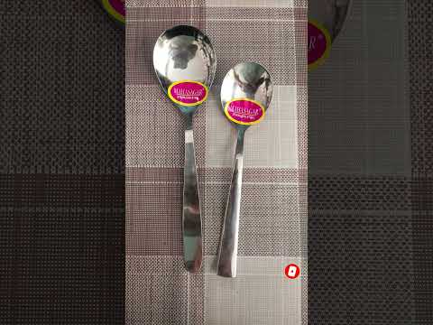 Stainless steel soup spoon, dessert and table, for home