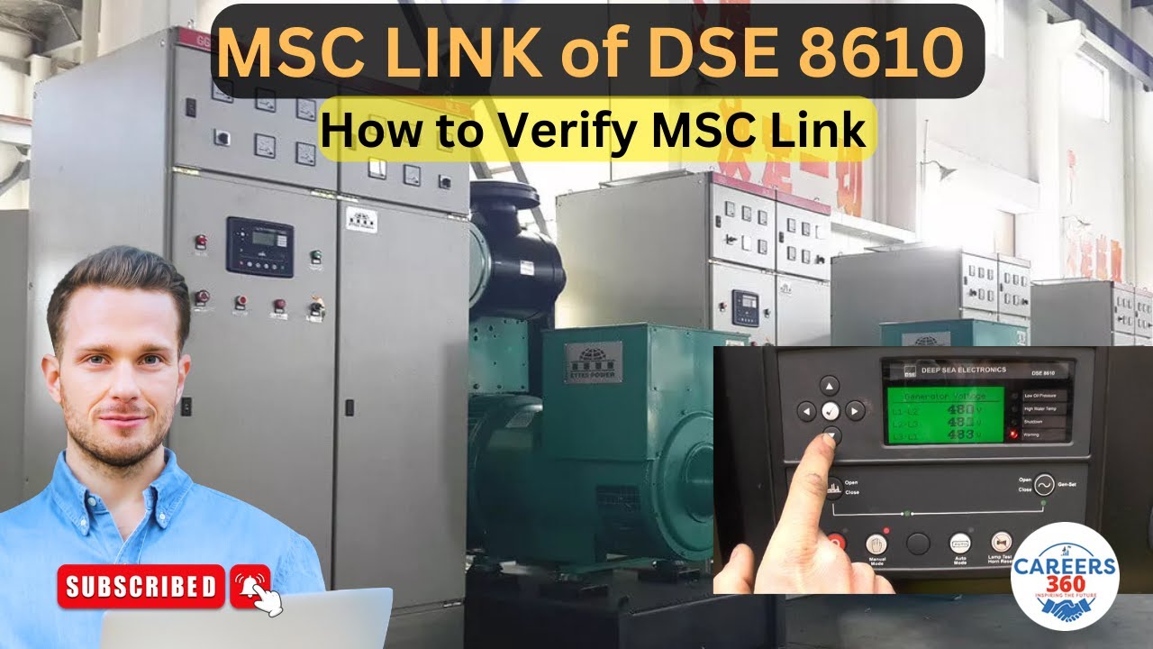 MSC Link of DSE8610 MKII , How to check MSC Link of DSE86XX MKII, How to verify MSC Link of DSE8610