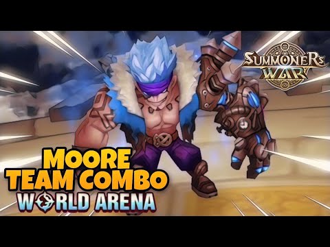 Moore Team Combo in World Arena Ep. 4 - Summoners War