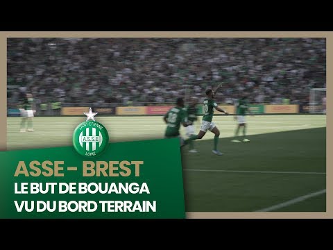 ASSE 1-1 Brest : le but de Denis Bouanga vu de la pelouse