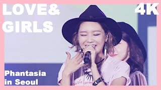 [4K] Love &amp; Girls - Girls' Generation 소녀시대 at Phantasia in Seoul