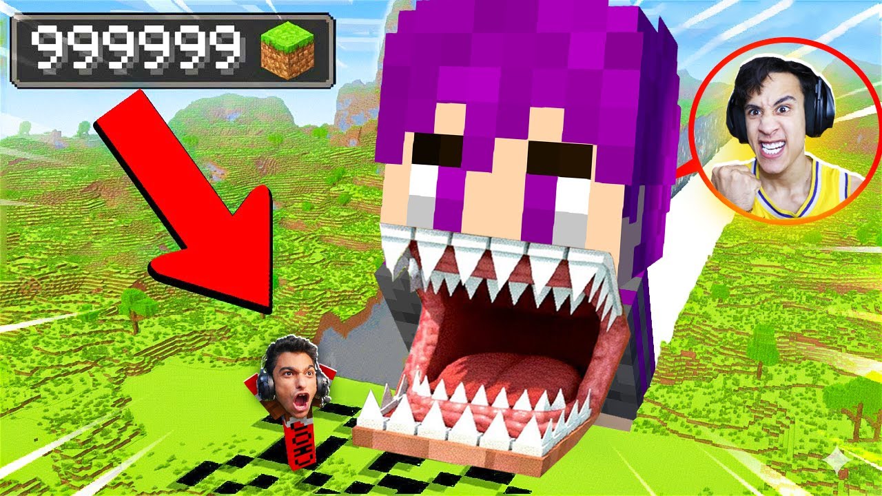 عملت مقلب في صديقي عبدة ماندو تحولت الي عملاق واكلت عالم ماين كرافت.. 🤣 Thumbnail