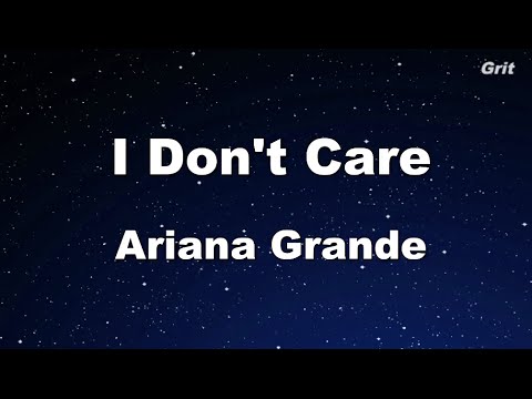 I Don&#39;t Care - Ariana Grande Karaoke 【No Guide Melody】 Instrumental