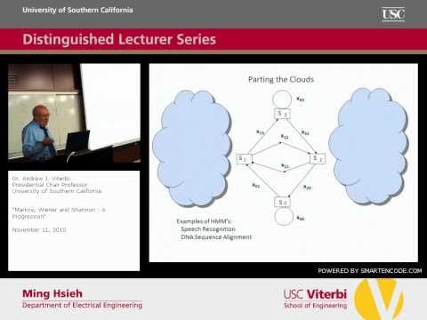 EE Distinguished Lecturer Series: 11/11/10 - Dr. Andrew J. Viterbi