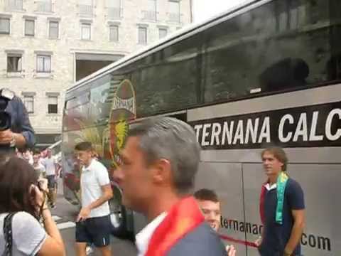 Ternana, il presidente Zadotti contestato all'ingresso in Comune