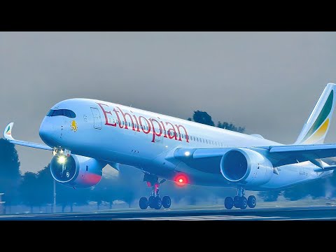 [4K] 27 INCREDIBLE Airplane Takeoff's & Landings 🇧🇪 | Brussels Airport Spotting | BRU/EBBR