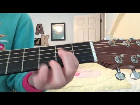 Cold Water: Guitar chords And Cover