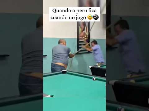 Quando o peru fica zoando no jogo 😅🎱