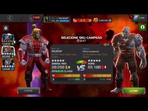 Marvel Contest Of Champions Korg AW Boss one Shot.