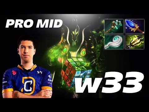 w33 Rubick Pro Mid Plays Dota 2